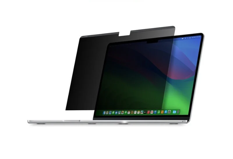 iShield Hybrid Glass UltraThin Magnetic Privacy Screen Protector for MacBook Air 15''