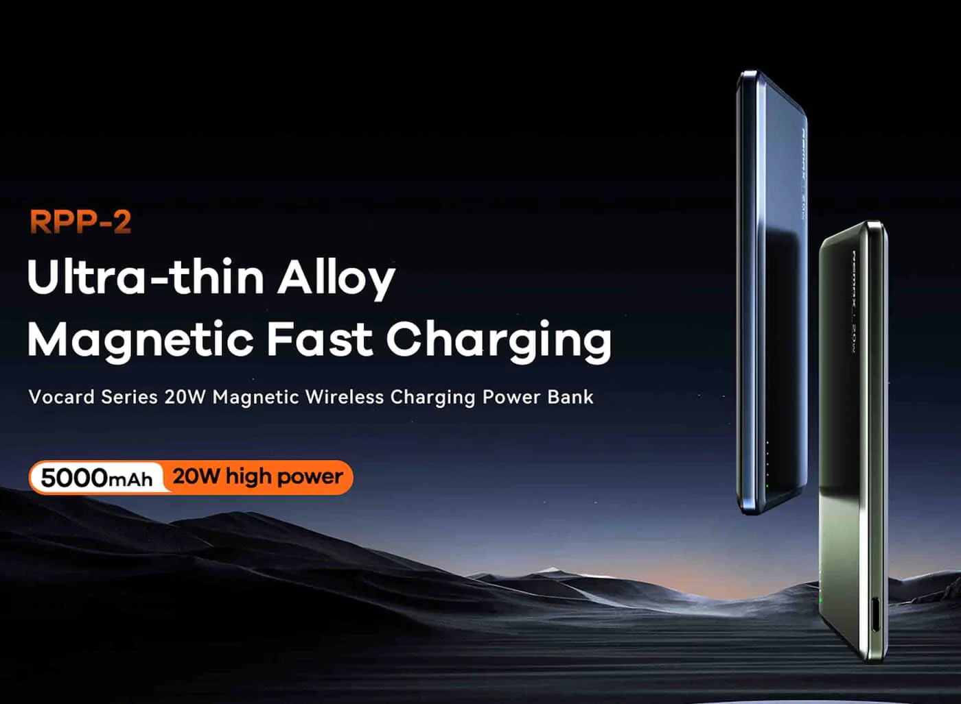 REMAX Vocard Series 20W MagSafe Magnetic Wireless Charging Power Bank [RPP-2] 5000 mAh - Image 2
